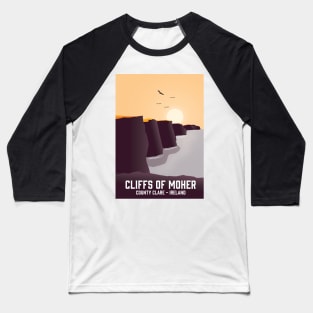 Cliffs of Moher Baseball T-Shirt